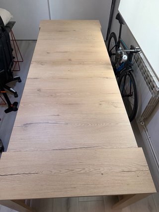 Mesa consola extensible 80x60 a 80x250 cm