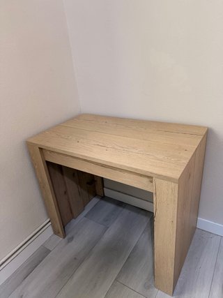 Mesa consola extensible 80x60 a 80x250 cm