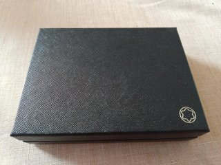 Cartera Mont Blanc Negra Cuero