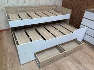 Cama Nido Doble 90x190 con Cajones
