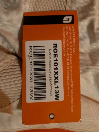 Pantalón Enduro GasGas Talla XXL