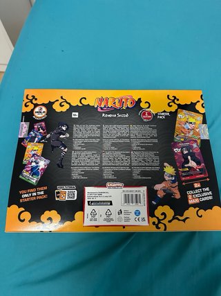 Pacchetto iniziale di carte collezionabili Naruto TCG, edizione 1 sigillato