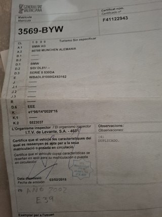 BMW Serie 5 2002