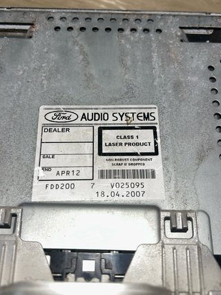Radio Ford 6000 CD con código