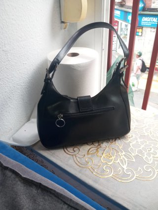 Bolso Lancaster Negro Piel