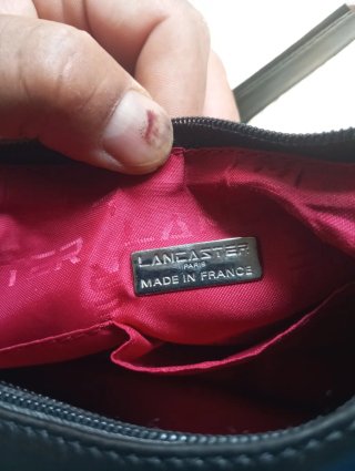 Bolso Lancaster Negro Piel
