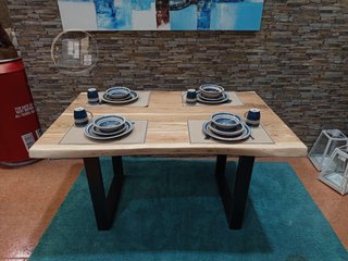 Mesa de Comedor o Cocina Acacia 140cm