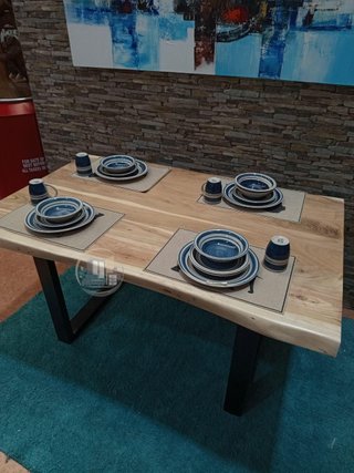 Mesa de Comedor o Cocina Acacia 140cm
