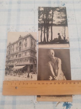 Lote de 12 Postales Antiguas Francesas