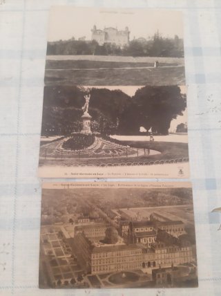 Lote de 12 Postales Antiguas Francesas