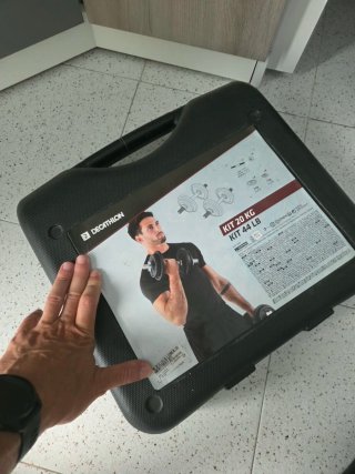 Kit Mancuernas 20Kg Decathlon