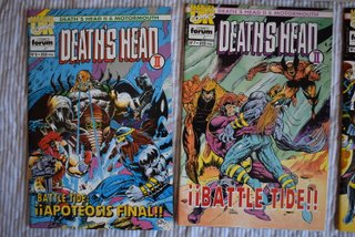 Lote 5 comics Death's Head Marvel Comics Forum