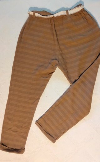 Pantalón mujer 100% algodón camel