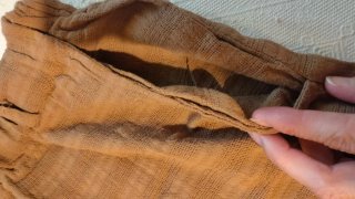 Pantalón mujer 100% algodón camel