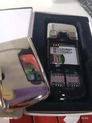 Cellulare Dual SIM Nuovo Argento