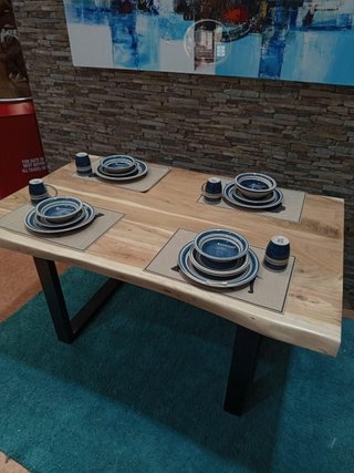Mesa de Comedor o Cocina Acacia 140cm
