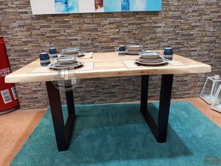 Mesa de Comedor o Cocina Acacia 140cm