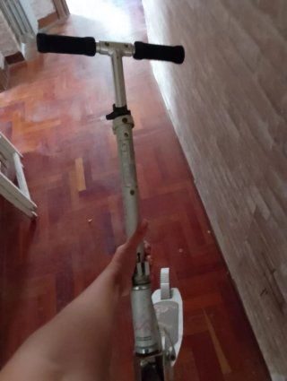 Patinete S300 plateado