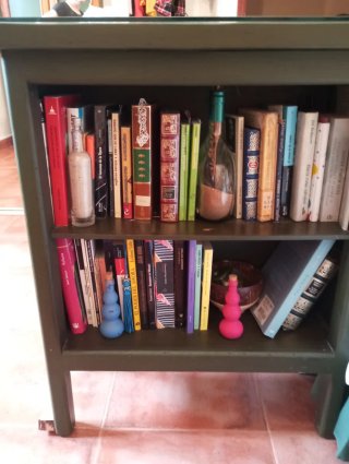 Dormitorio juvenil madera pintado a mano