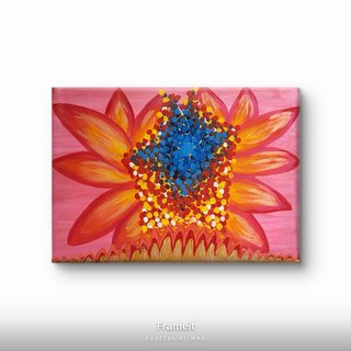 Quadro dipinto a mano S.G. 50x70