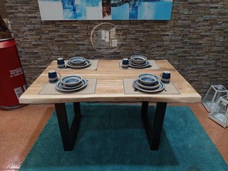 Mesa de Comedor o Cocina Acacia 140cm
