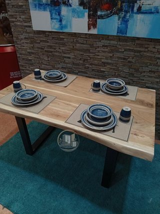 Mesa de Comedor o Cocina Acacia 140cm
