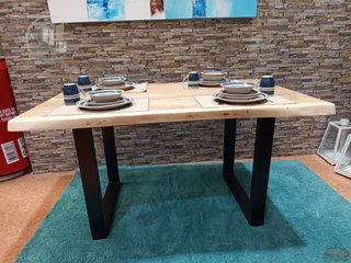 Mesa de Comedor o Cocina Acacia 140cm