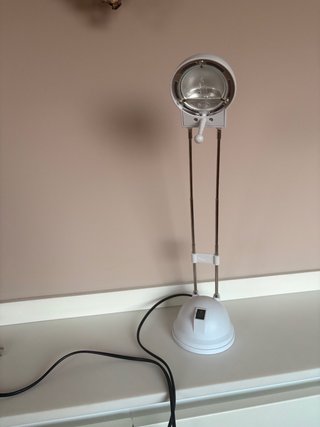 Lampada da tavolo Brilliant bianca