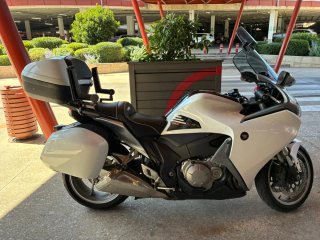 Baúl Trasero Honda VFR 1200 / 800 Blanco Original