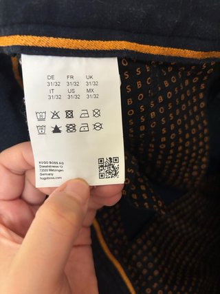 Pantalón Hugo Boss Azul
