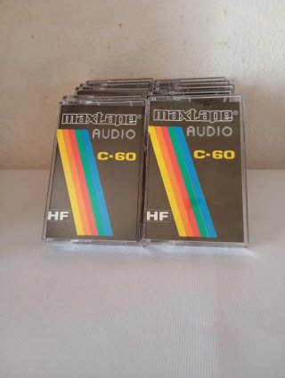 Lotto 10 Cassette Audio Maxtape C-60
