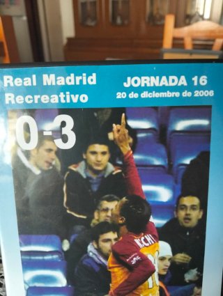 DVD Real Madrid Recreativo Jornada 16 2006