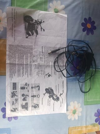 Moto Eléctrica Infantil Naranja y Negra