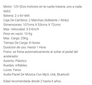 Moto Eléctrica Infantil Naranja y Negra
