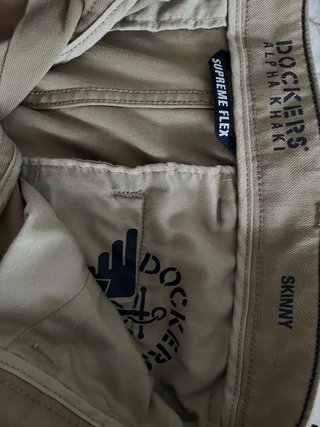 Pantalones Dockers Hombre Marrones