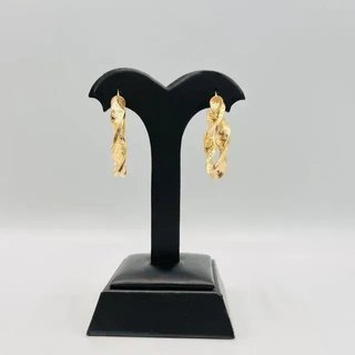 Pendientes Aro Greca Dorados
