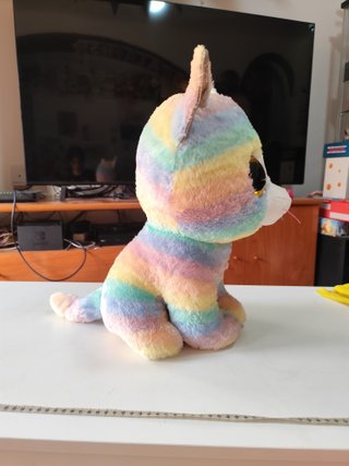 Peluche Gato Arcoíris