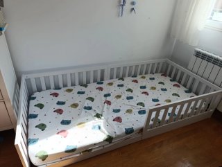 Cama Montessori + Colchón 90x200