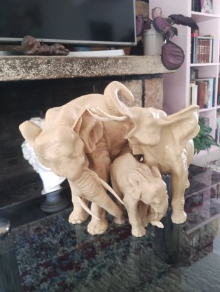 Familia de elefantes