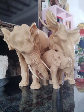 Familia de elefantes
