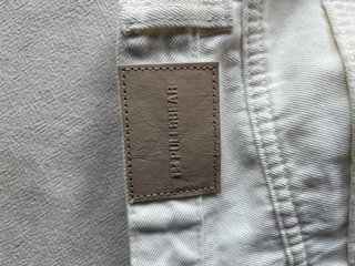 Shorts in Denim Bianco Pull&Bear Taglia L