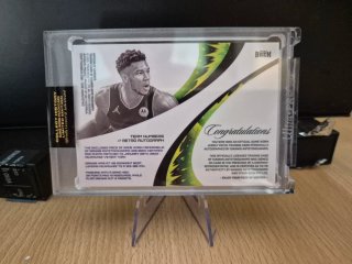 Tyson Beck x Giannis Antetokounmpo Auto/Jersey