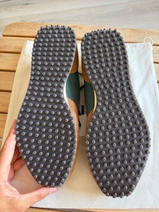 Zapatillas Zara Talla 44 Verde/Marrón