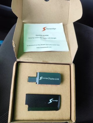 Llave de descarga de tacografo Stoneridge.