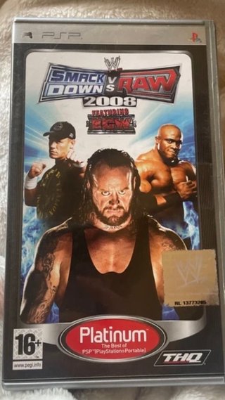 Juego PSP Smackdown vs Raw 2008 THQ