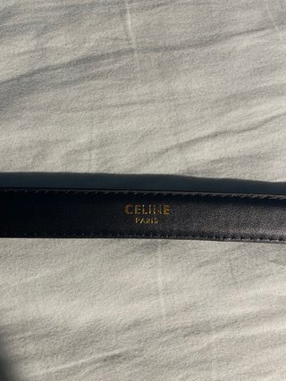 Cintura Celine nera con certificato autenticità
