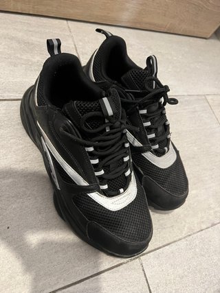 Zapatillas Dior B22 Negro/Plata