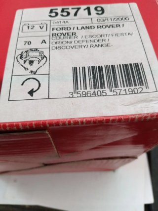 Alternador Sudest 70 A de Ford
