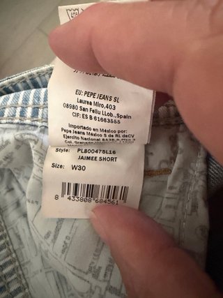 Pantalón corto Pepe Jeans Talla 30/M