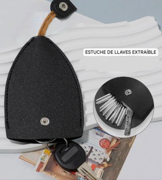 Set de estuches de llaves de cuero